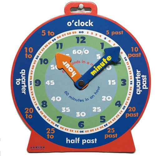 Teaching time clocks - time,