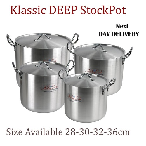 Aluminium cooking deep pot set - aluminium,