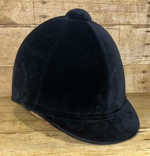 Charles Owen Navy Velvet Flesh