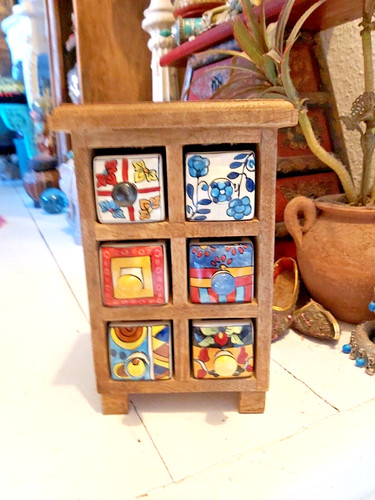 Handmade indian ceramic six - ceramic,