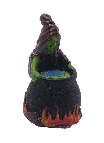 Vintage witch cauldron - witch,