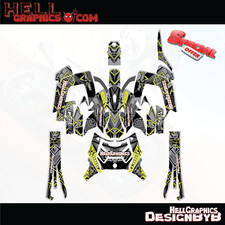 GRAPHICS KIT DECALS STICKERS  BLine gray FOR CAN AM RYKER 600 900 2018-2023