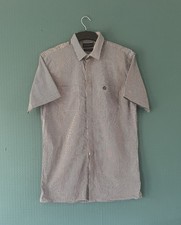 Henri Lloyd Men's Short Sleeve Check Shirt Urban Fit Size L (24