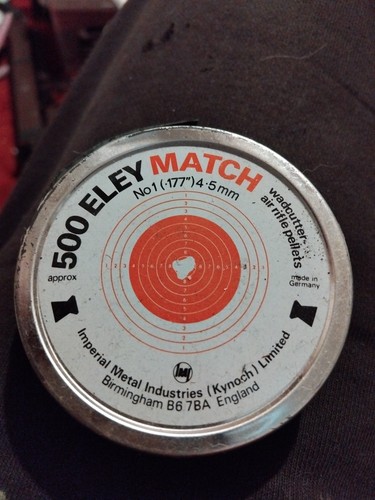 Vintage eley match 177 - .177, pellet