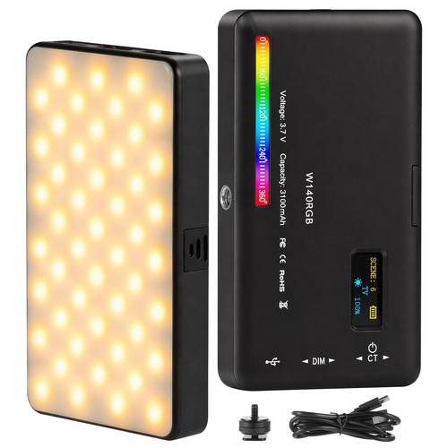 Portable dimmable rgb led - portable,