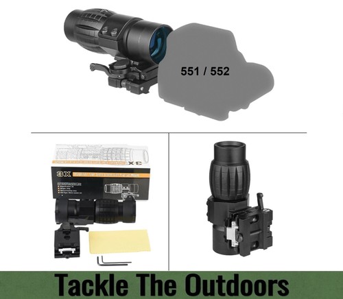 Magnifier rifle scope - 3x,
