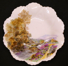 Shelley "Heather" Round Fluted Dish - 11.5cm diameter