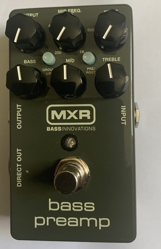 Mxr m81 bass preamp pedal - m81,