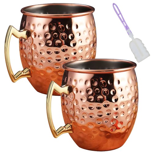 2pcs pure copper - cup, for
