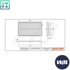 AIR FILTER DP1110.10.0576 FOR
