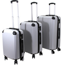 Suitcase Hard Shell Travel Trolley 4 Wheels Hand Small Large Luggage 21/25/29"