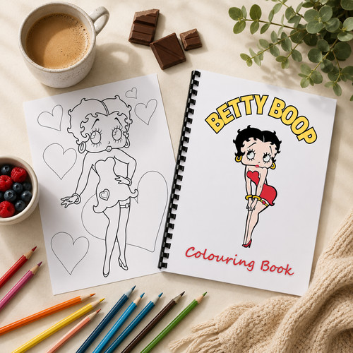 Betty boop colouring book - colouring,