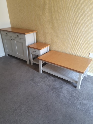 Grey cabinet side table - m&s, &