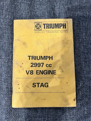 Original 1972 triumph service - 1972,