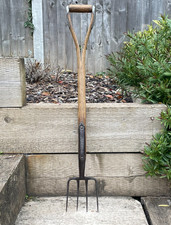 Vintage Garden Small C T Skelton Ladies Fork Allotment Digging Border Fork Tool