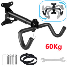 Bike Storage Hanger Wall Mounted Adjustable Bicycle Hook Rack Garage Stand Tool