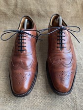 Church's LONGTON Mens Brown Leather Wingtip Oxford Shoes Size UK 9 F || US 10