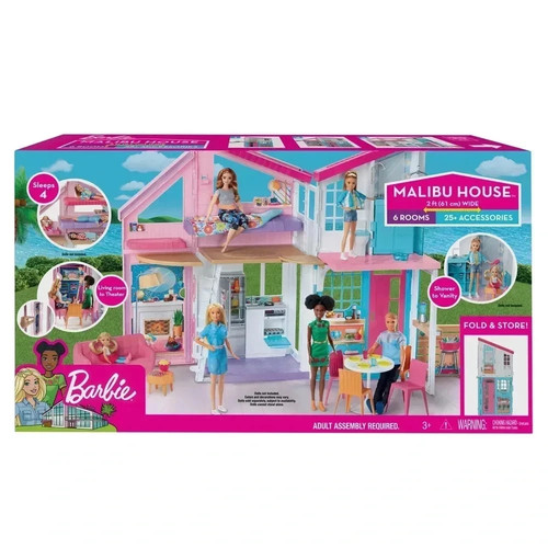 Barbie malibu house playset - house,