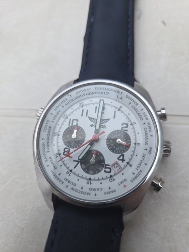 Aviator world time chronograph - aviator,