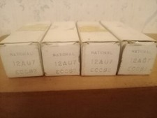 Four (4)  12AU7 ECC82 Tube