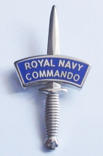 Royal navy commando - commando, pin