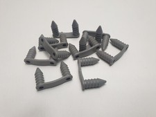 10 GREY WIRING LOOM CLIPS MK1