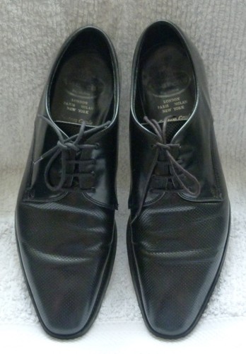 Church men black leather - black,