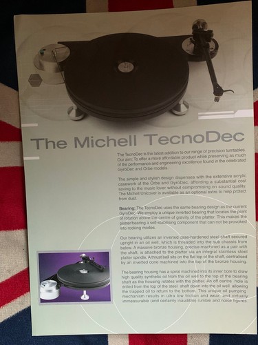 Michell tecnodec turntable - michell,