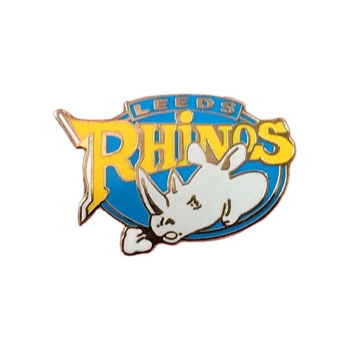 Leeds rhinos enamel rugby - leeds,