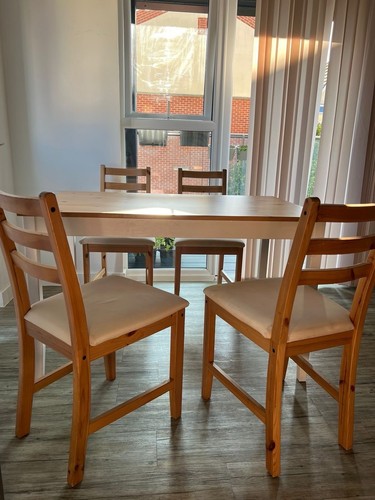 Lerhamn table and chairs - and, 4