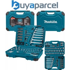 Makita E-06616 120 Piece Maintenance Kit Spanner Socket Screwdriver Bit Set Case