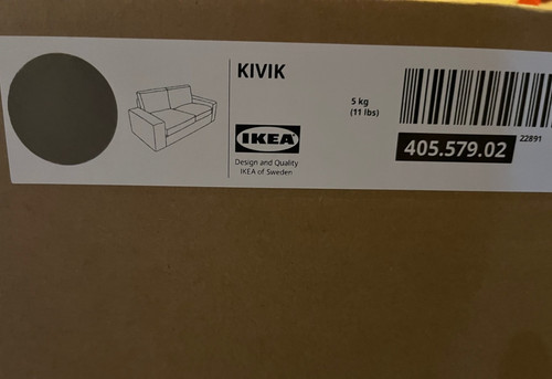 Ikea kivik seater sofa - 2, cover