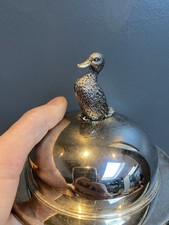 Vintage Duck Butter Dish