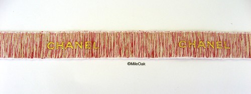 Chanel red gold patterned - &,