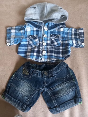 Build bear boys blue check - build,