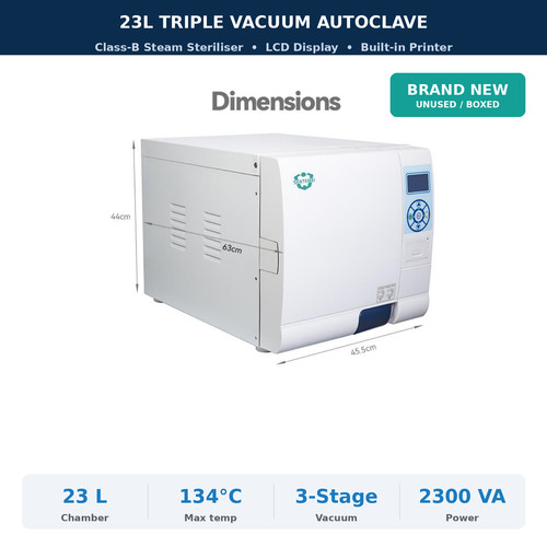 23l dental autoclave class - dental, b