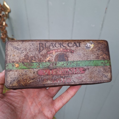 Vintage black cat cigarette - cat,