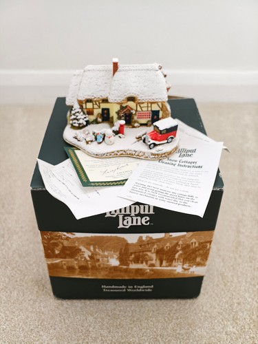 Lilliput lane decorating the - lane,