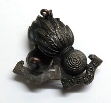 Engineers Collar Dogs Royal Army "Ubique" RE Insignia Metal Badges No Split Pins