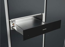 Karlson WRWD60BK 14cm High Warming Drawer in Black Glass