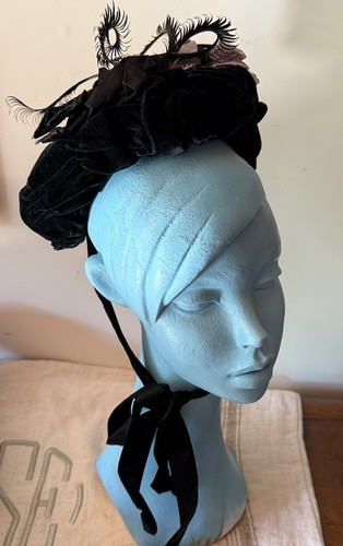 Antique victorian mourning - antique, hat
