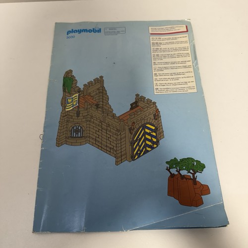 Vintage playmobil instruction - vintage,