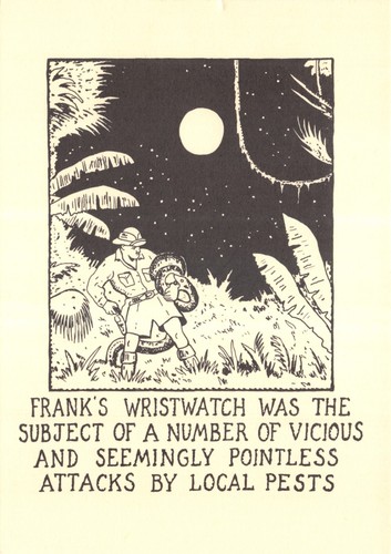 Glen baxter postcard franks - postcard,