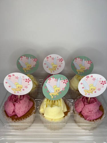 Tinkerbell cupcake toppers - 6,