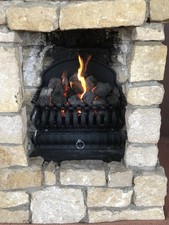 Gas Fire - Living Flame Coal