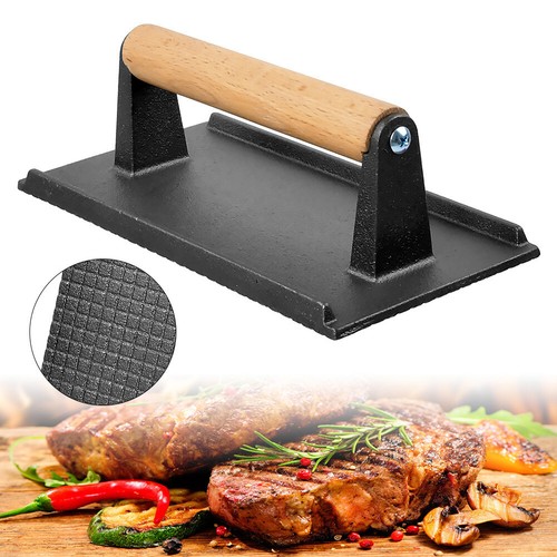 Cast iron steak weight - iron,