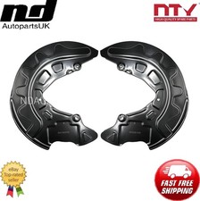 2x Front L/R Brake Disc Dust