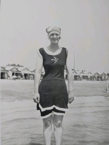 Woman swimsuit beach - woman, in