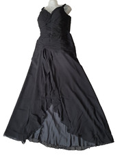 Vintage VERA MONT Womens Sleeveless Maxi Dress Size 12 Black Back Zip Lined