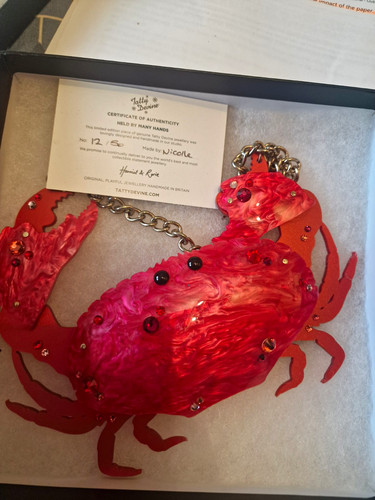 Tatty devine red crab - tatty,